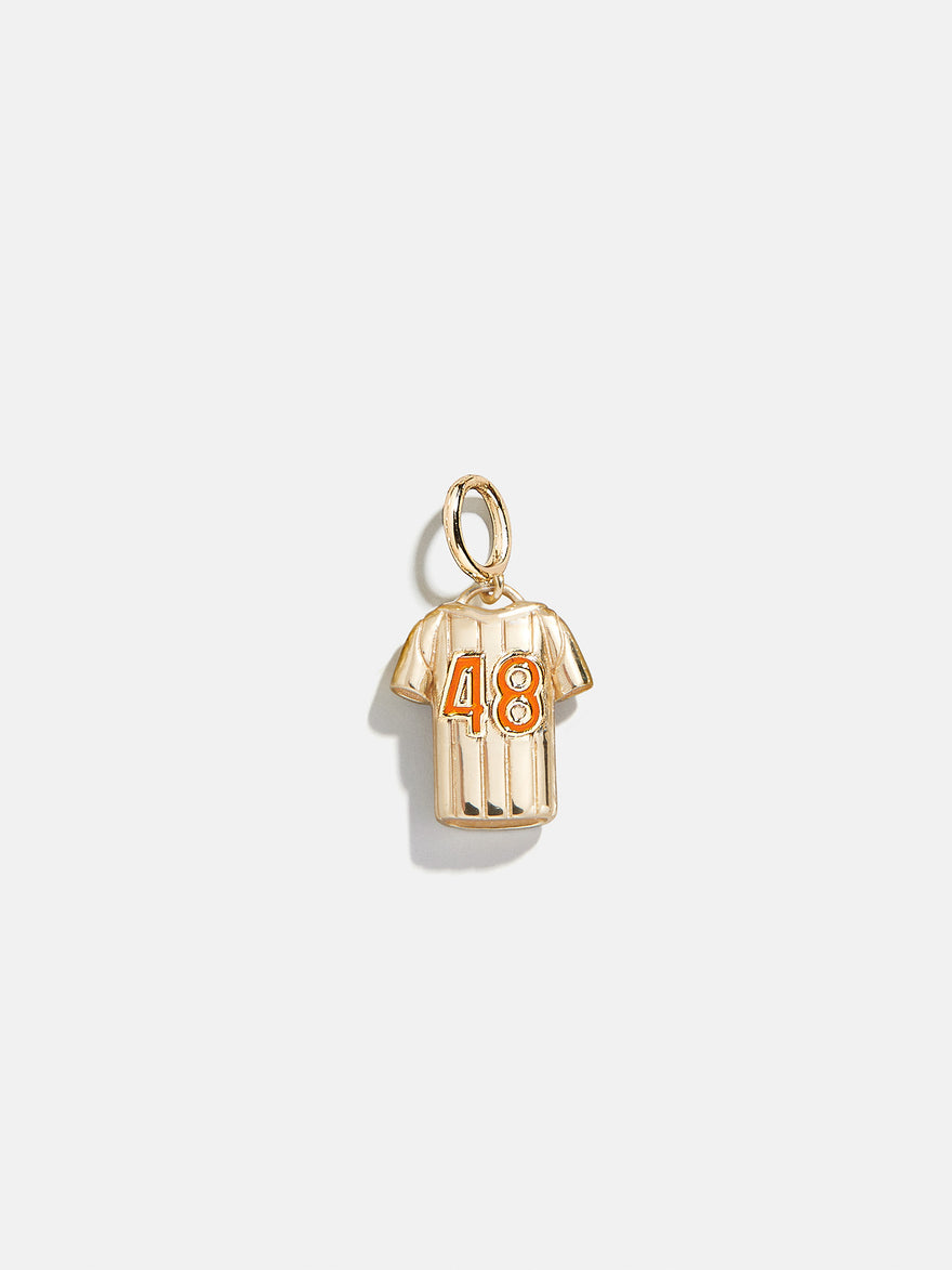 Jersey Custom Cluster Charm - Orange