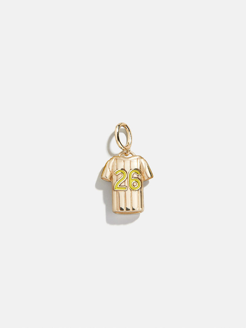 Jersey Custom Cluster Charm - Yellow