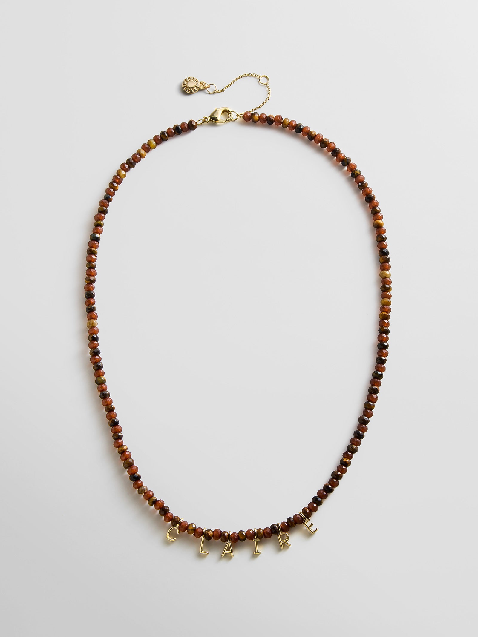Mini Jane Beaded Necklace in Olive | BaubleBar