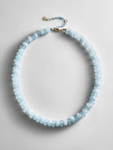 BaubleBar Joyce Semi-Precious Beaded Necklace - Blue Lace Agate - 
    Beaded necklace for stacking 
  
