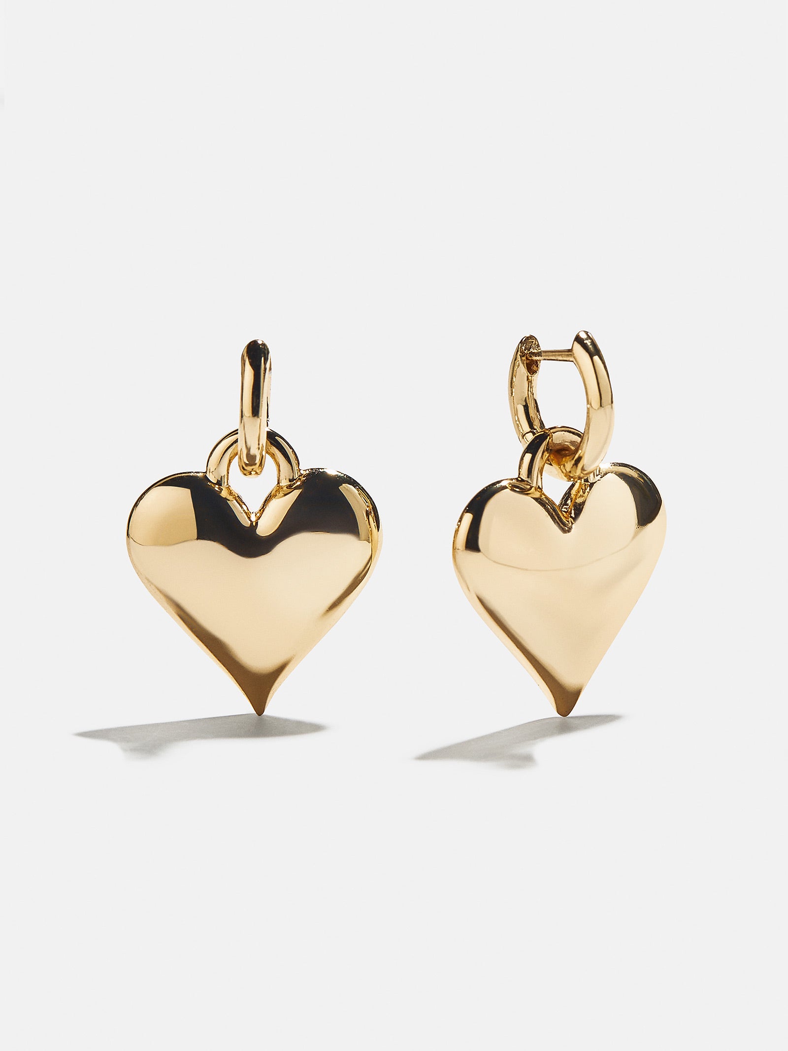 Millie Bubble Heart Earrings - Gold