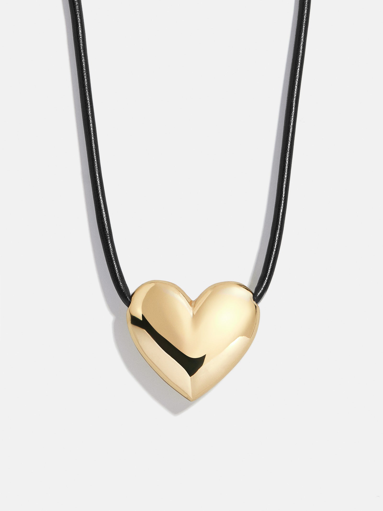 Millie Bubble Heart Paracord Necklace - Gold