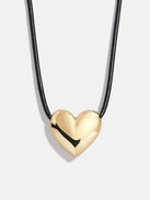 Millie Bubble Heart Paracord Necklace - Gold