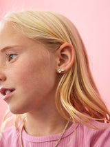 BaubleBar Perfect Pair 18K Gold Kids' Heart Earrings - Gold/Pavé - 
    Cubic zirconia earrings
  
