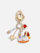 BaubleBar Disney Lady and the Tramp Dynamic Duo Bag Charm - Disney Lady & the Tramp - 
    Gold keychain with Disney charms 
  

