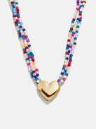 Millie Kids' Bubble Heart Necklace - Gold/Multi