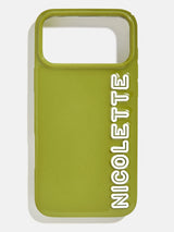 BaubleBar Fine Line Custom iPhone Case - Olive/White - 
    It's Black Friday Week: Enjoy 20% off.
  
