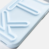 Fine Line Custom iPhone Case - Baby Blue/Baby Blue