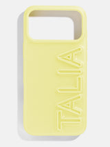 BaubleBar Fine Line Custom iPhone Case - Butter Yellow - 
    Custom Phone Case
  
