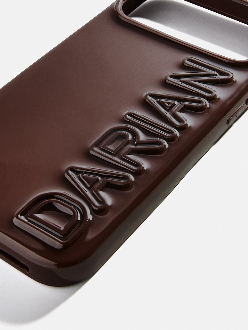 BaubleBar Fine Line Custom iPhone Case - Dark Brown - 
    25% Off Custom Gifts: The Annual Custom Event
  
