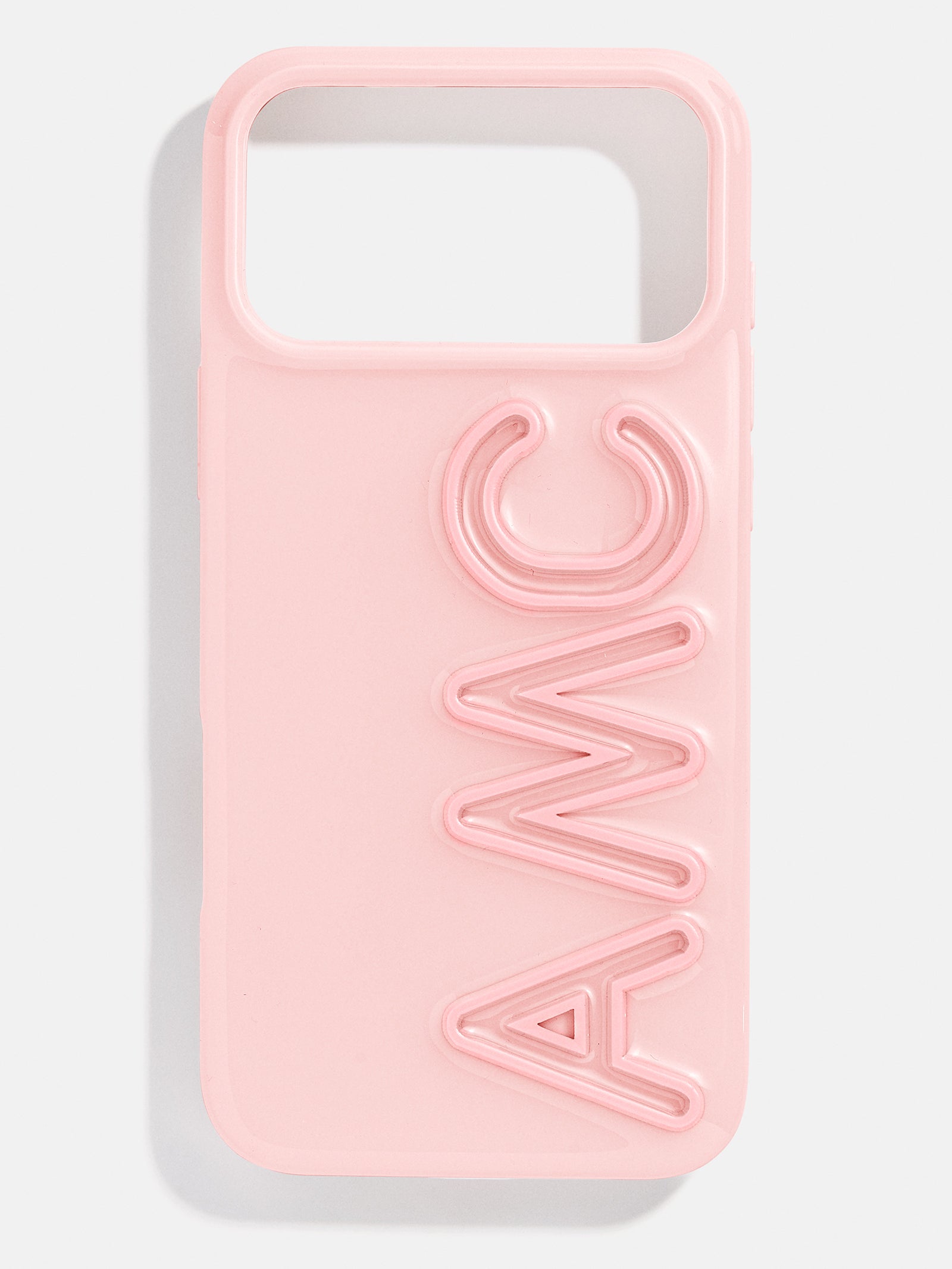 Fine Line Custom iPhone Case - Light Pink
