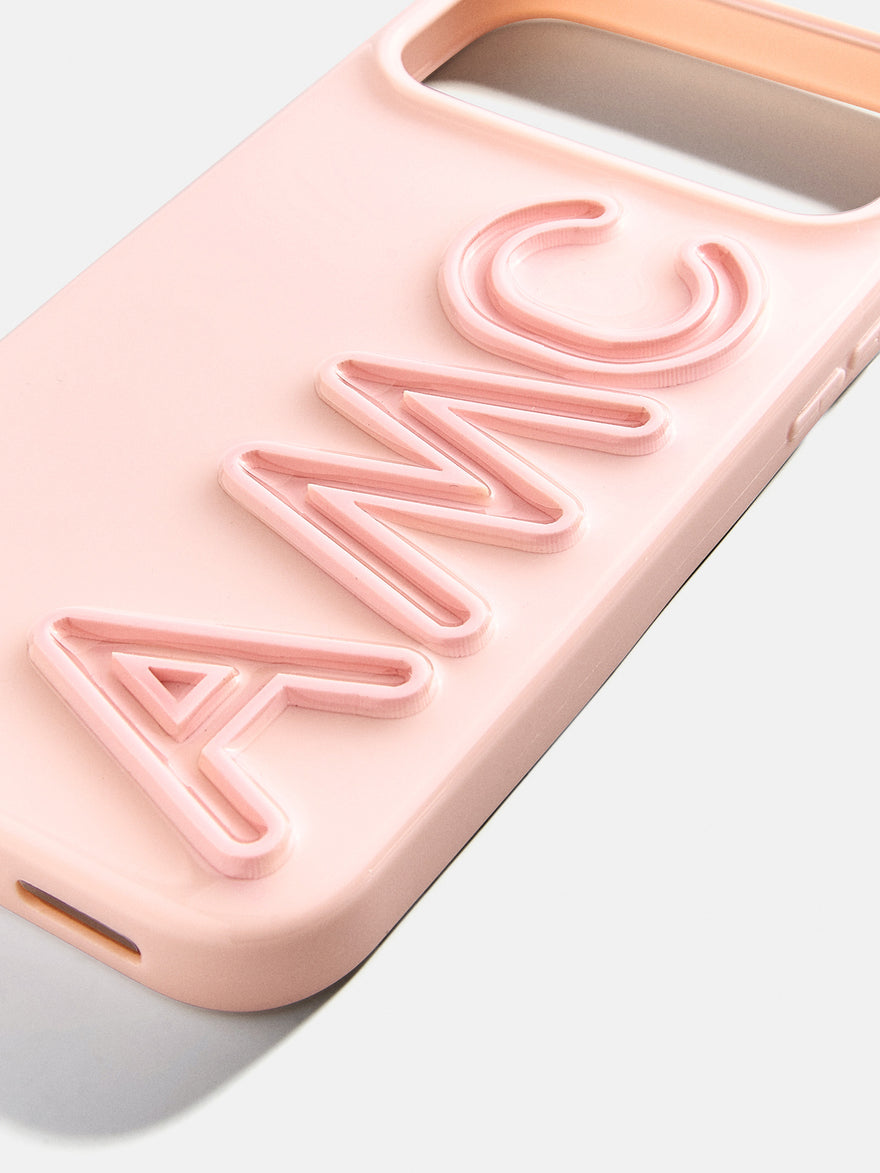 Fine Line Custom iPhone Case - Baby Pink/Baby Pink