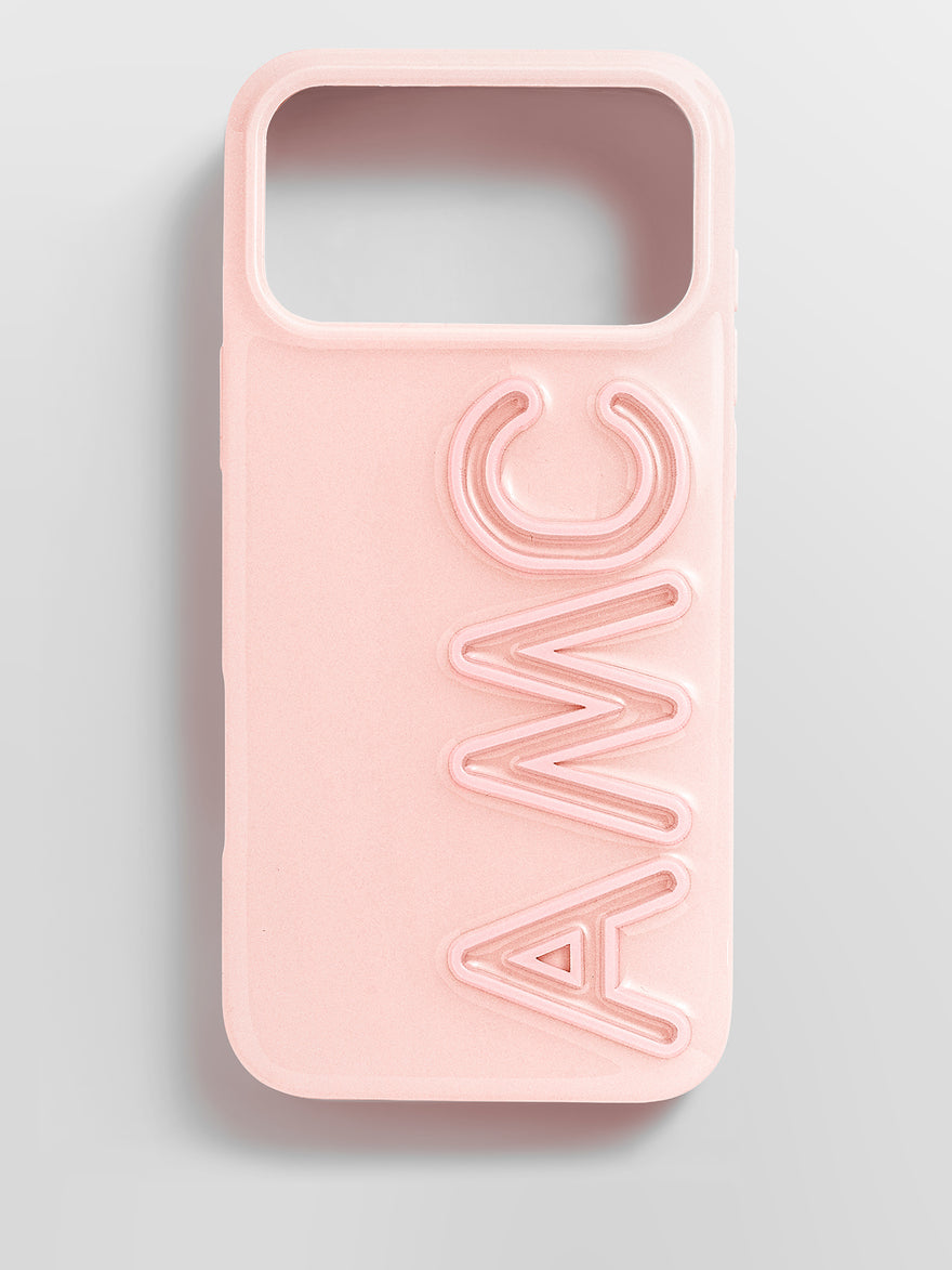 Fine Line Custom iPhone Case - Baby Pink/Baby Pink