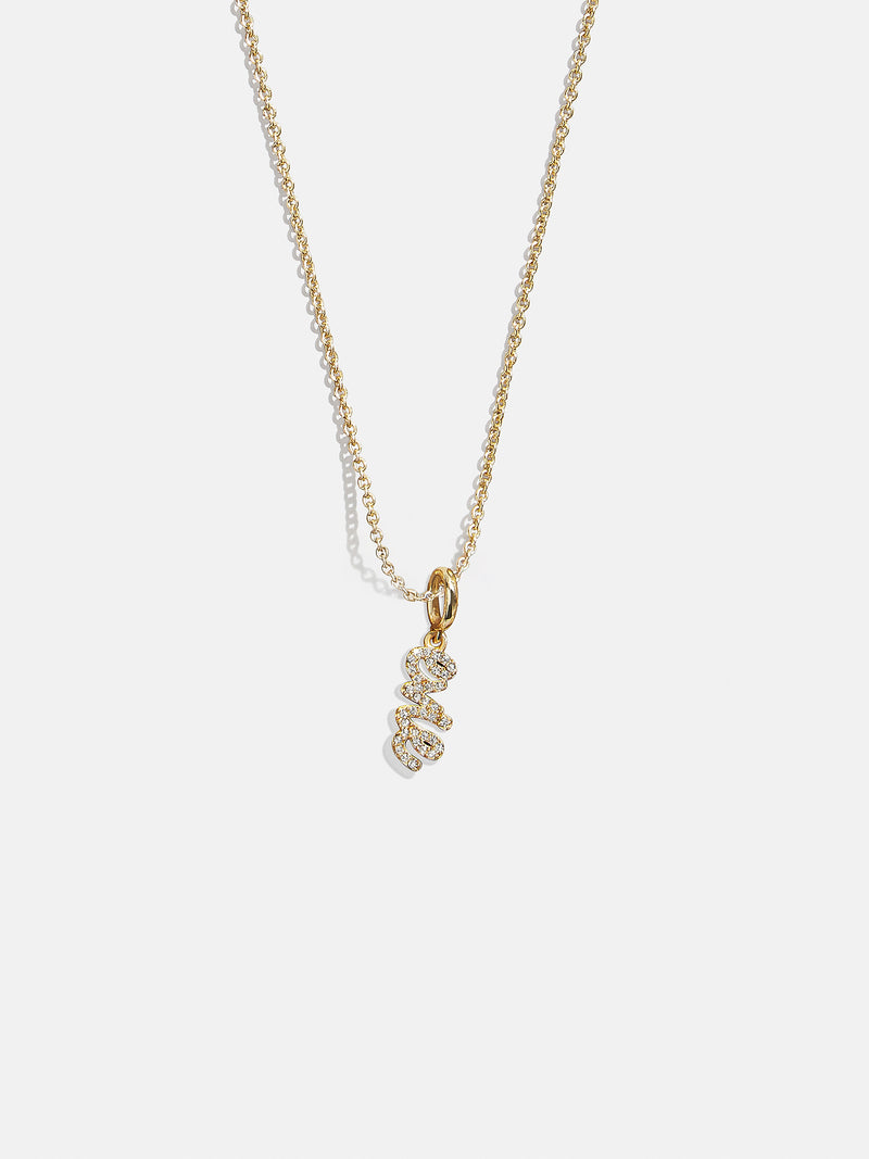 BaubleBar Mini Pavé Script Cluster Custom Nameplate Necklace - 1 Name - 
    Get Gifting Early: 20% Off Custom
  
