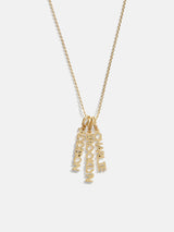 BaubleBar Mini Gold Block Cluster Custom Nameplate Necklace - 3 Names - 
    Get Gifting Early: 20% Off Custom
  
