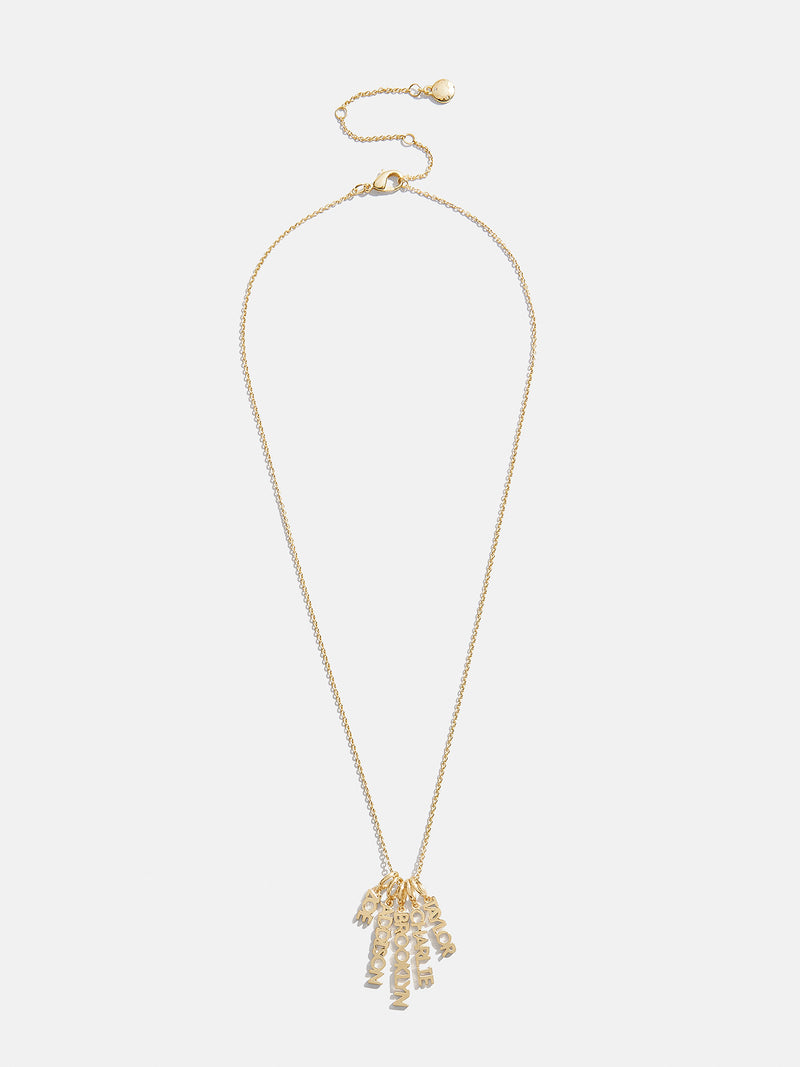 BaubleBar Mini Gold Block Cluster Custom Nameplate Necklace - 1 Name - 
    Get Gifting Early: 20% Off Custom
  
