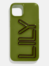 BaubleBar Fine Line Custom iPhone Case - Olive/Brown - 
    Custom Phone Case
  
