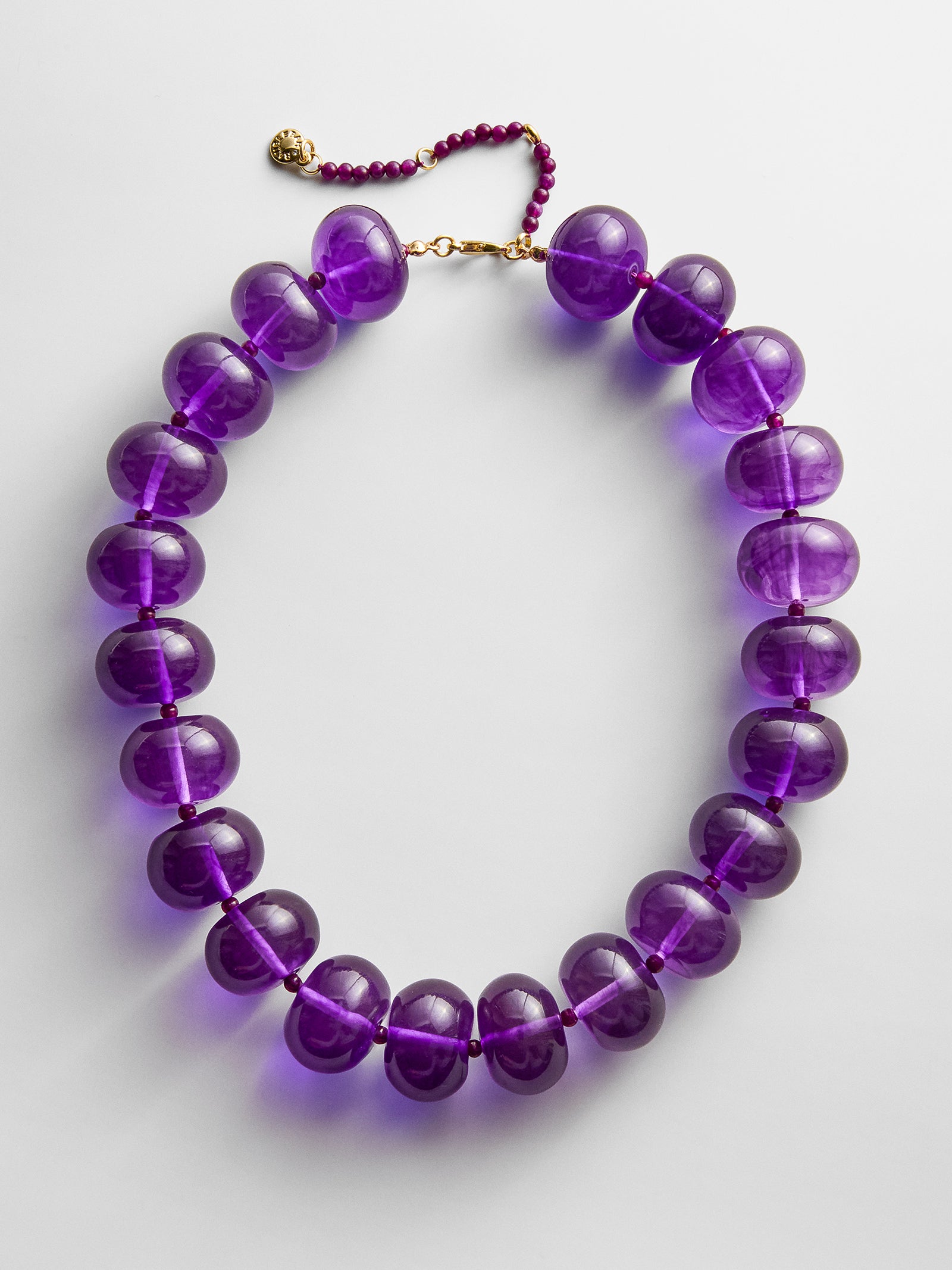 Joan Semi-Precious Necklace - Amethyst