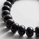Joan Semi-Precious Necklace - Obsidian Bead