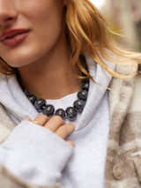 BaubleBar Joan Semi-Precious Necklace - Obsidian - 
    Brighten Up: Get the Joan for $50
  
