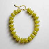 Joan Semi-Precious Necklace - Olive