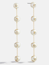 BaubleBar Blair Pearl & Crystal Earrings - Gold/Pearl - 
    Pearl drop earrings 
  
