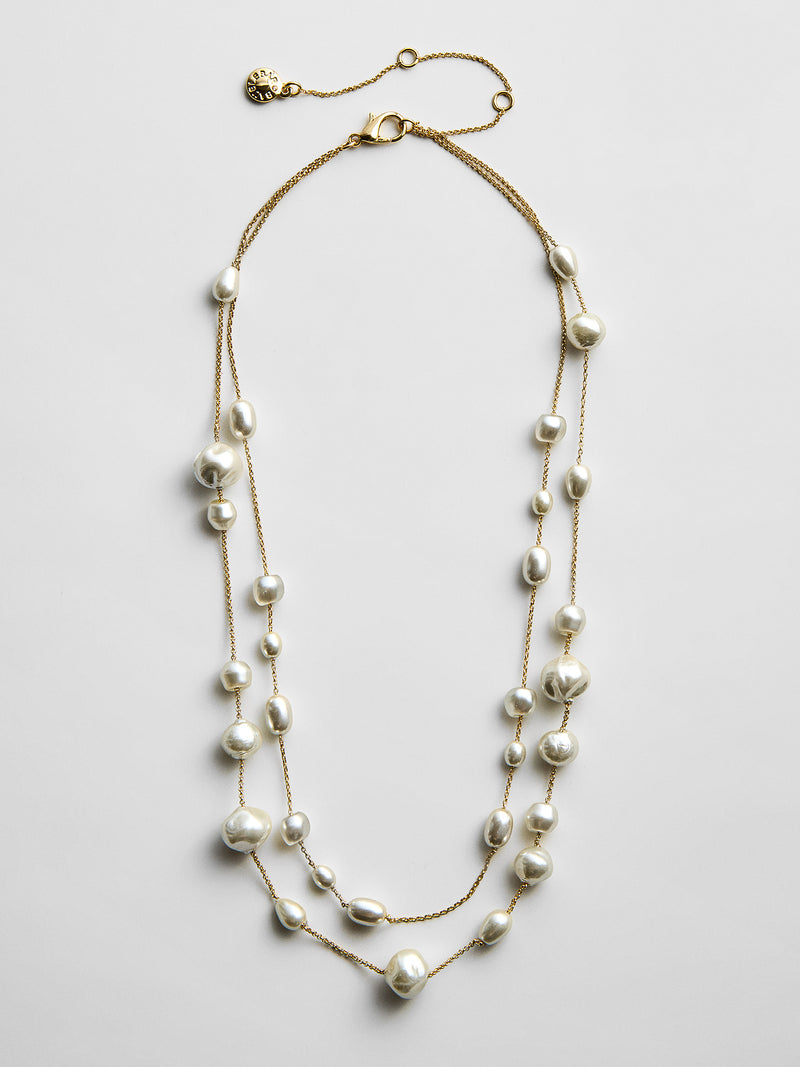 Blair Layered Pearl Necklace - Blair Layered Pearl Necklace