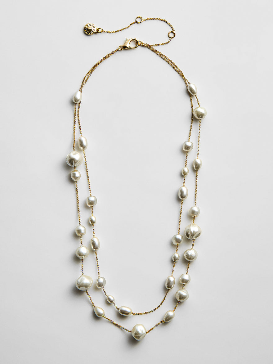 Blair Layered Pearl Necklace - Blair Layered Pearl Necklace