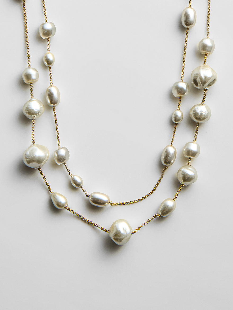 Blair Layered Pearl Necklace - Blair Layered Pearl Necklace