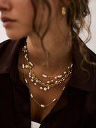 Blair Layered Pearl Necklace - Blair Layered Pearl Necklace