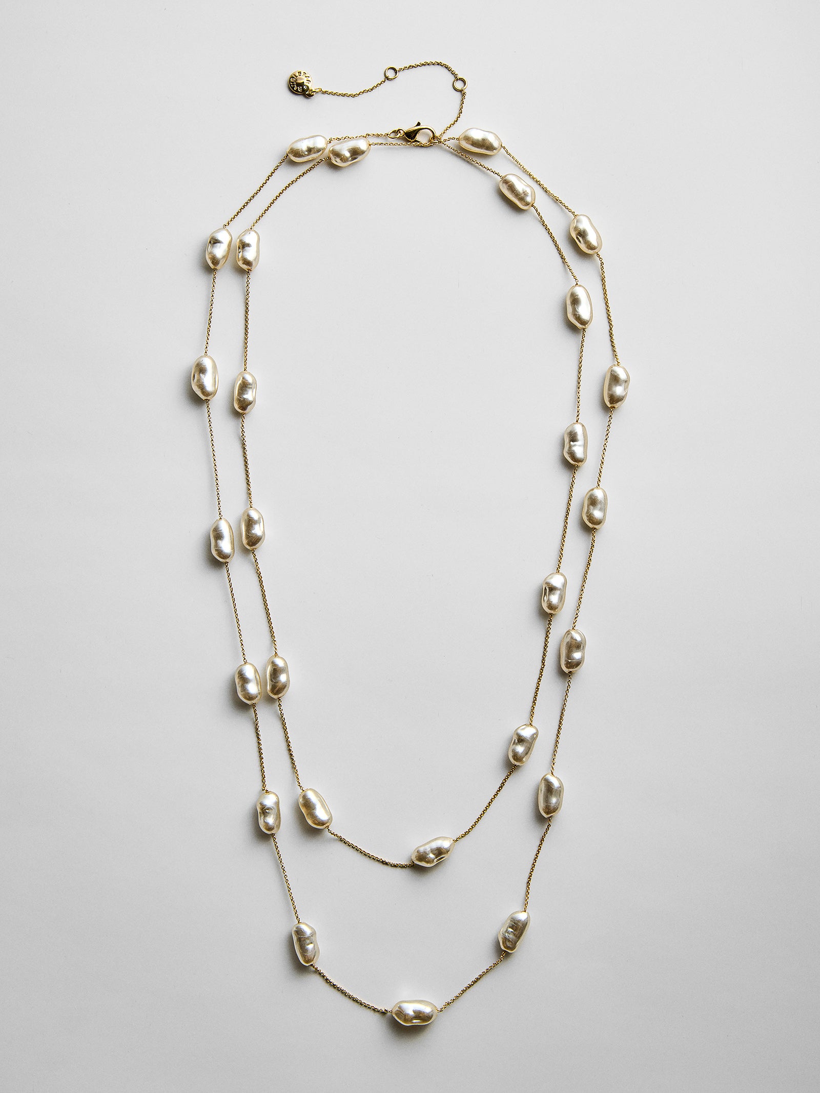 Teagan Long Pearl Necklace - Teagan Long Pearl Necklace
