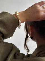 BaubleBar Johna Gold Pearl Bracelet - Gold/Pearl - 
    Bracelet for stacking
  
