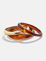 BaubleBar Raven Resin Bangle Set - Tiger's Eye - 
    Set of three bangle bracelets
  
