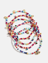 BaubleBar Indya Evil Eye Layered Bracelet Set - Multi - 
    Set of five beaded bracelets
  
