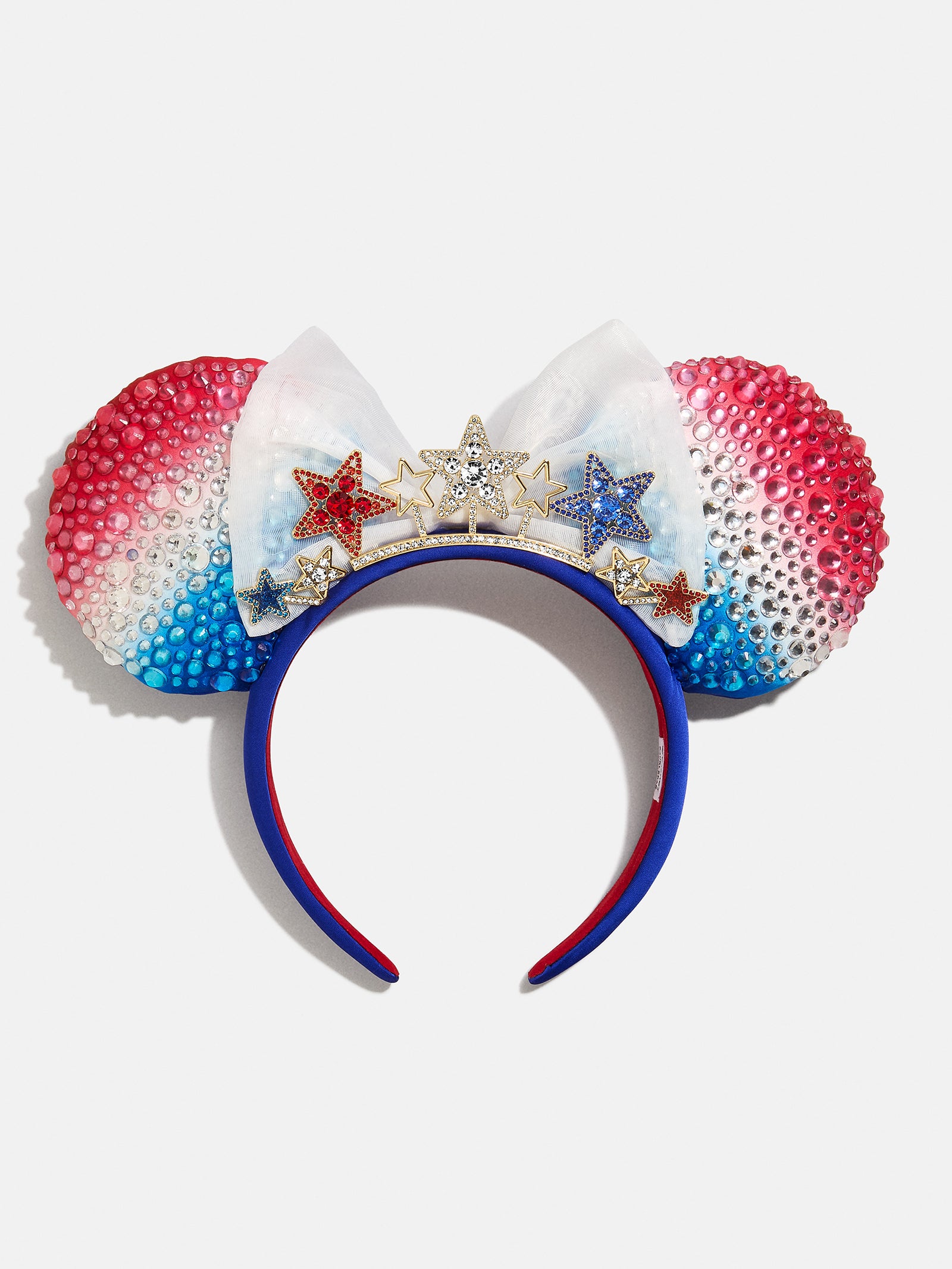 Disney Minnie Mouse Jeweled Americana Ears Headband - Minnie Mouse Jeweled Americana Ears