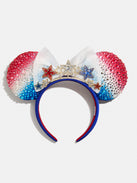 Disney Minnie Mouse Jeweled Americana Ears Headband - Minnie Mouse Jeweled Americana Ears