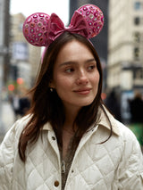 BaubleBar Disney Minnie Mouse Hot Pink Crystal Ears Headband - Minnie Mouse Hot Pink Crystal Ears - 
    Pink Disney ears
  
