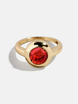 BaubleBar Round - 
    Statement gold ring
  
