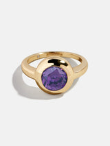BaubleBar Round - 
    Statement gold ring
  
