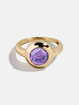 BaubleBar Round - 
    Statement gold ring
  
