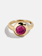 BaubleBar Round - 
    Statement gold ring
  
