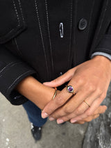 BaubleBar Round - 
    Statement gold ring
  
