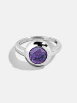 BaubleBar Round - 
    Statement silver ring 
  

