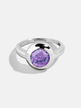 BaubleBar Round - 
    Statement silver ring 
  
