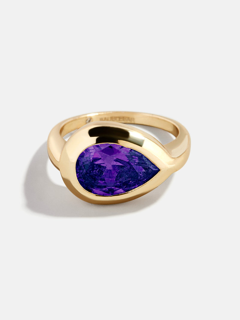 BaubleBar Pear - 
    Statement gold ring
  
