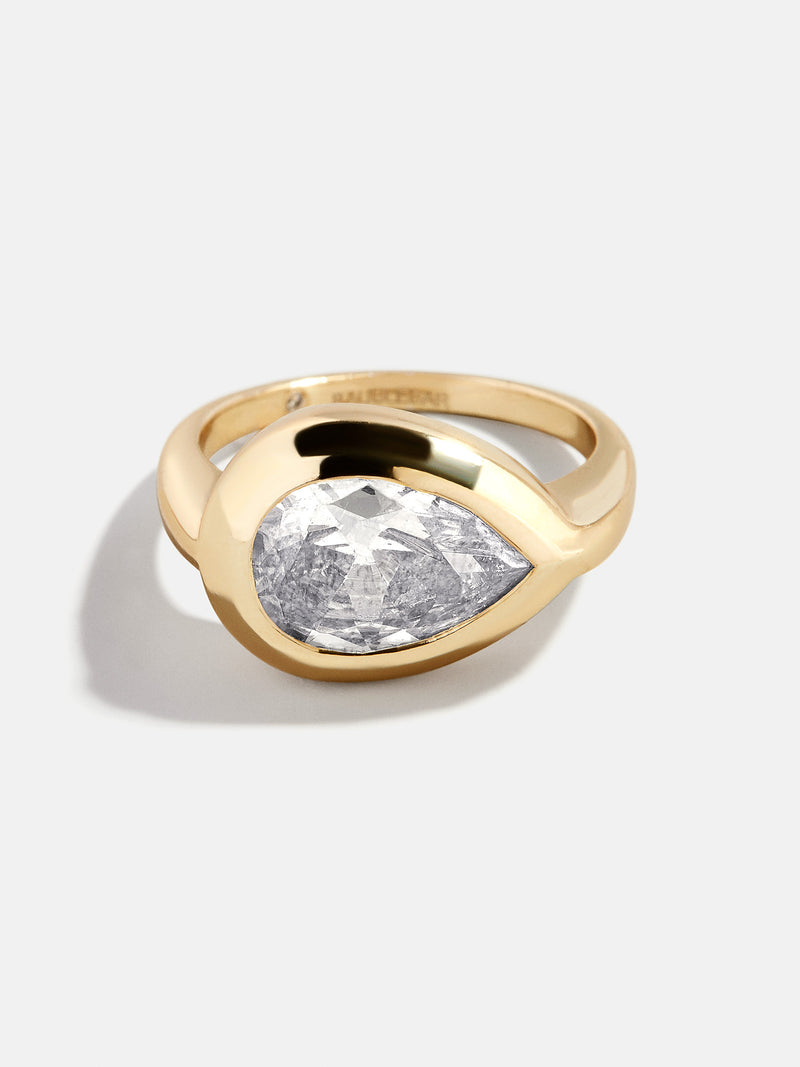 BaubleBar Pear - 
    Statement gold ring
  
