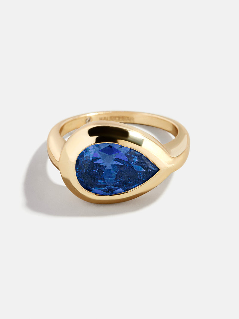 BaubleBar Pear - 
    Statement gold ring
  
