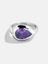 BaubleBar Pear - 
    Statement silver ring 
  
