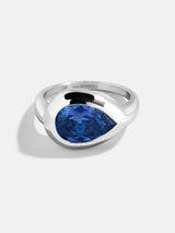 BaubleBar Pear - 
    Statement silver ring 
  
