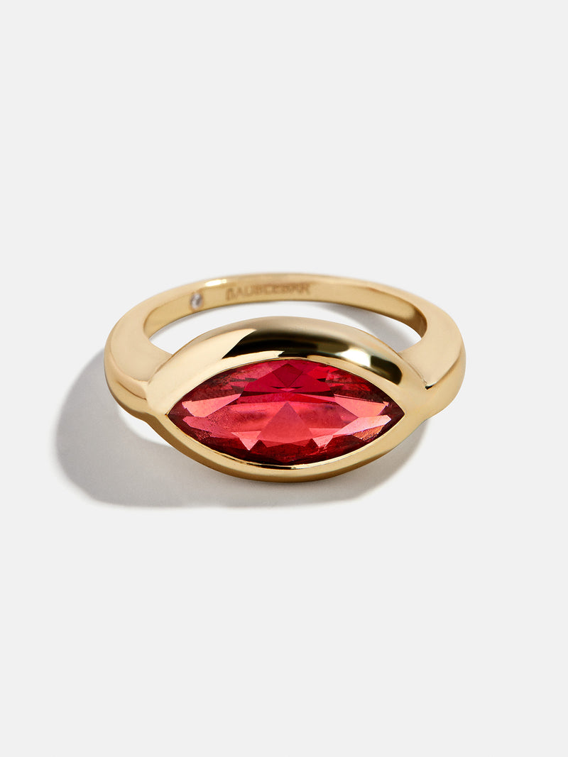 BaubleBar Marquise - 
    Statement gold ring
  
